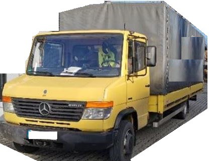 Daimler 816D 816D/4800 Vario Fahrgestell mit Haus 7,49T