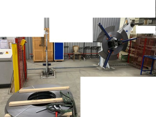 Bandstahlrichtanlage Bandbreite max 120mm Materialstärke max 5mm