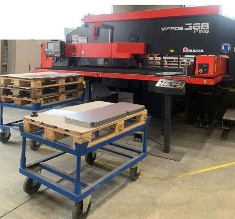 Amada punching machine Type Vipros 368 King year of made 2003